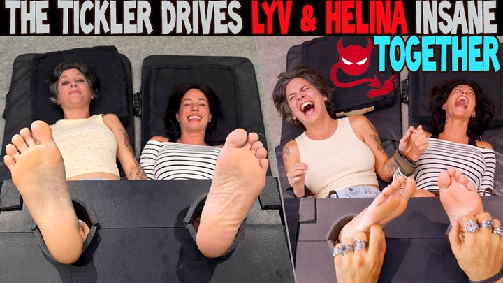 THE TICKLER DRIVES LYV & HELINA INSANE TOGETHER - HD WMV
