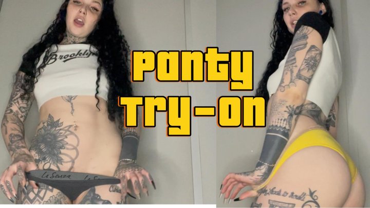 Panty Try-On & Pussy Denial – G-Strings, Lace & Worn Panty Tease | Mistress Merc