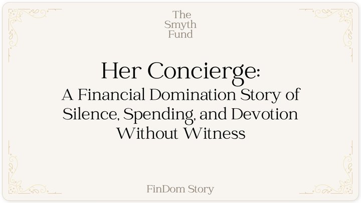 Her Concierge: A Financial Domination Story of Silence, Spending, and Devotion W