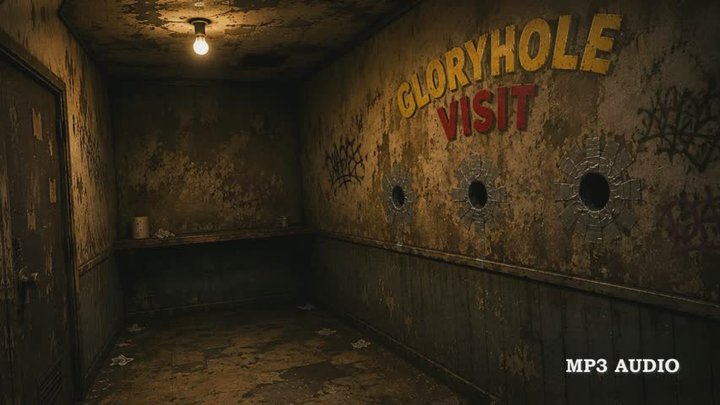 I take you to the GloryHole for you to suck a bunch of cocks
