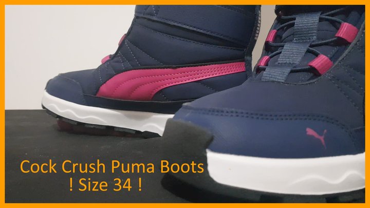 LittleShoes - Cock Trample Puma Boots in Size 34 | 042A