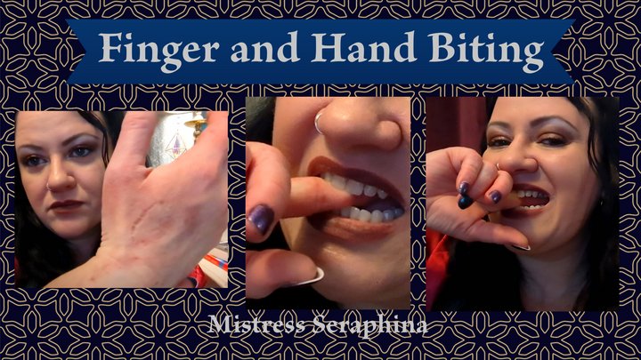 Finger and Hand Biting Leaving Sensual Marks