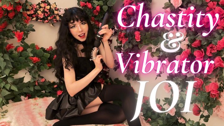 Chastity Cage & Vibrator JOI for Sissies & Faggots