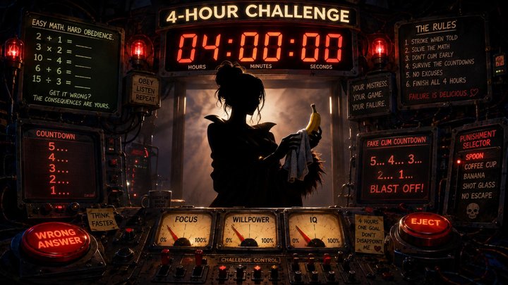 4 Hours of Stroking Solving Suffering and Swallowing cummies if you fail MP3 VID