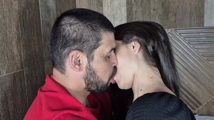 Deep and delicious kisses between a real-life couple - by Billy Thompson and Jen
