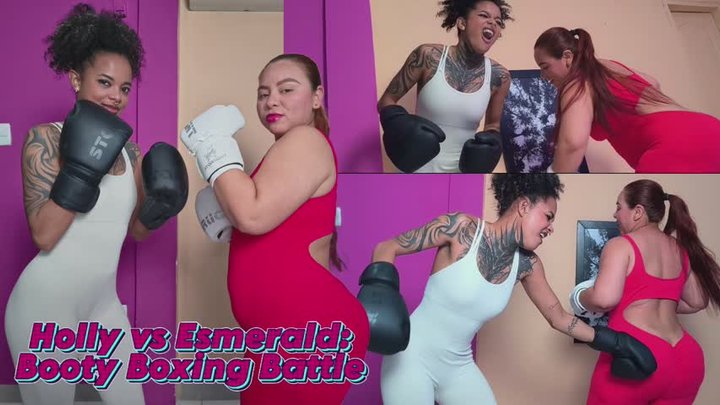 Holly vs Esmerald: Booty Boxing Battle