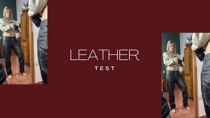 test leather outfits