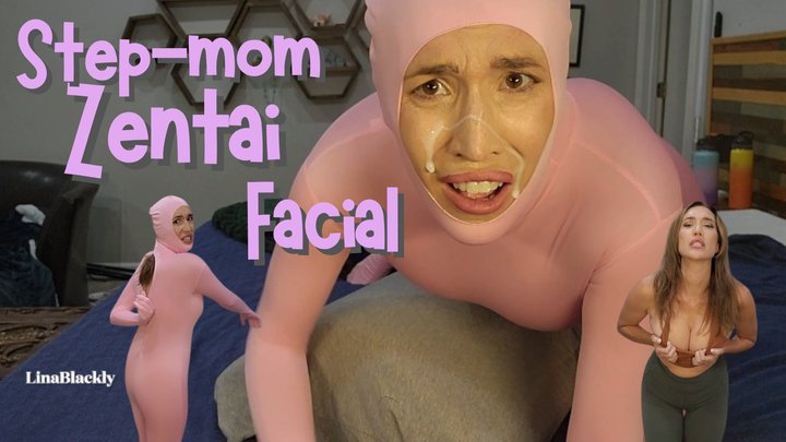 Pink Zentai Step-mom Pillow Hump - POV Facial Ending