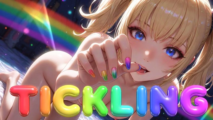 TICKLING - Wrists and Ankles Secured to Bedposts, Straddling Chest While Fingers