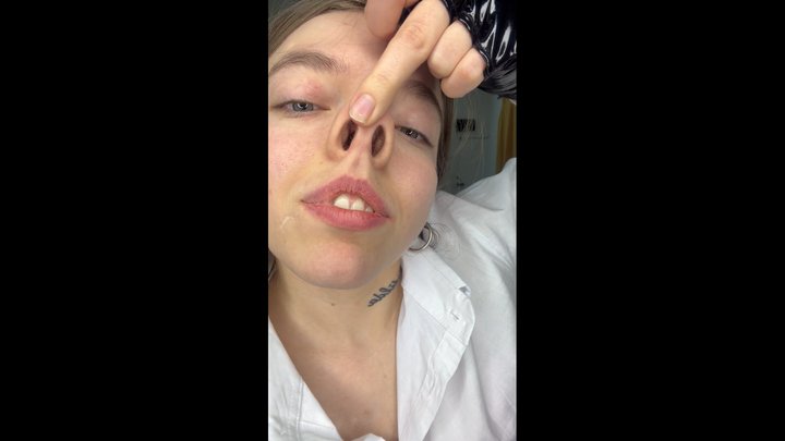 Zoe Close Up Piggy Nose Part 2