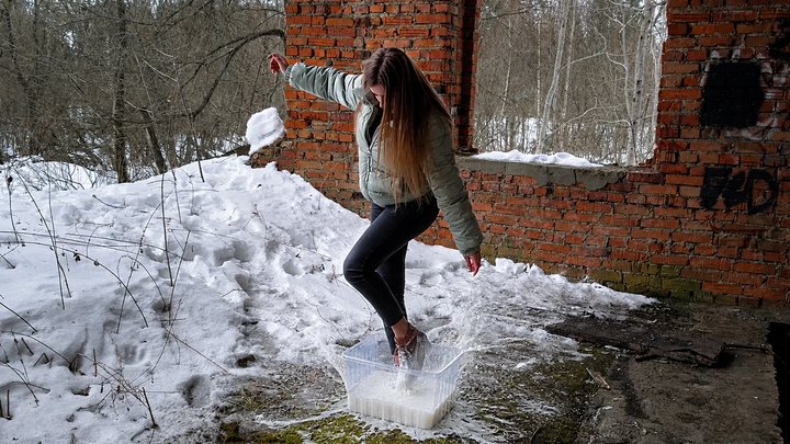 I STEPPED INTO A MYSTERIOUS LIQUID IN AN ABANDONED PLACE… It WOULDN'T LET GO OF 