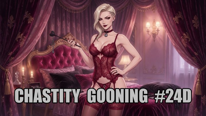 Chastity Gooning #24D: Locked and Owned (Animated, Music, Text)
