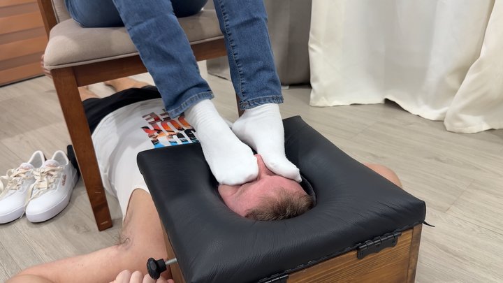 White Socks Smother – Locked Under My Asian Feet | FHD