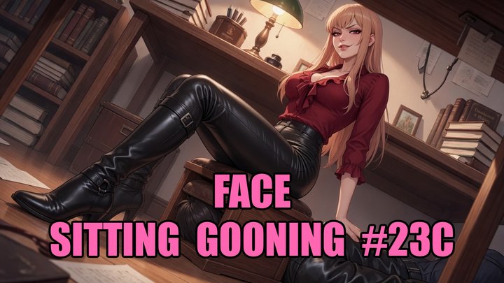 Face Sitting Gooning #23C: Crushed Under Goddess Weight (Animated, Music)