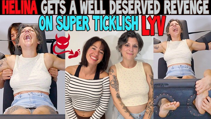 HELINA GETS A WELL DESERVED REVENGE ON SUPER TICKLISH LYV - HD WMV