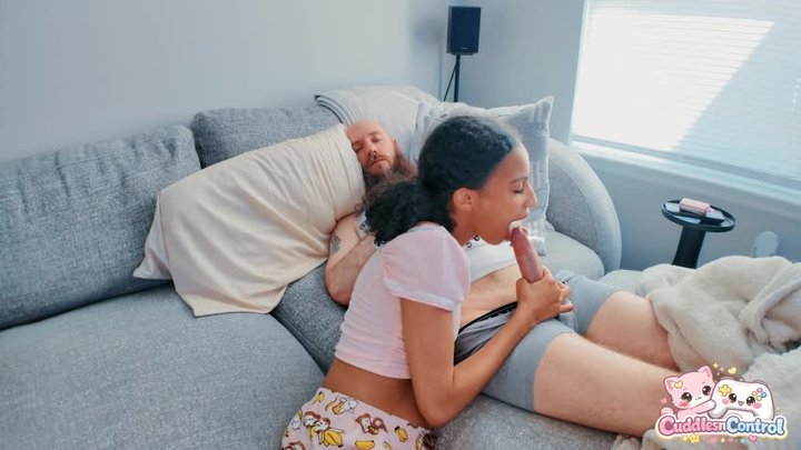 Waking Stepdaddy Up with My Mouth