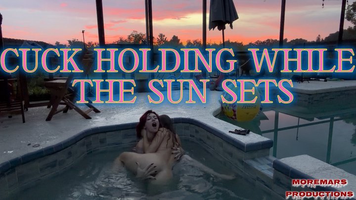Cuck Holding while the Sun sets 4k - Nathalia Pink & Amethyst Mars - Cuck POV - 