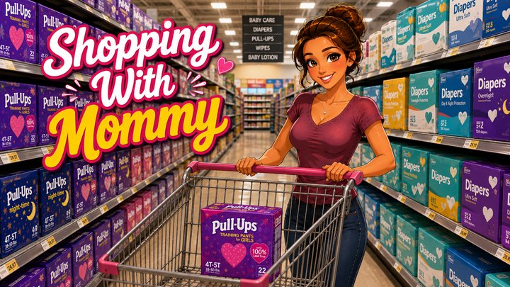 Stepmom Takes You Shopping For Diapers And Supplies! | ABDL Scenario