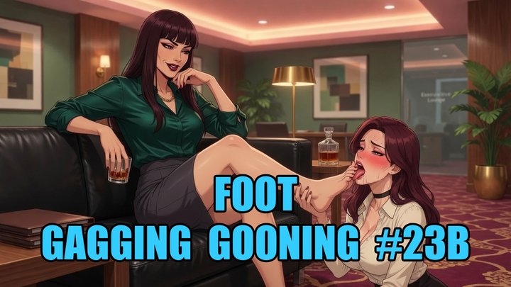 Foot Gagging Gooning #23B: Melt Under My Sole (Animated)