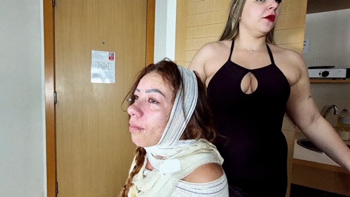 SWALLOW MY HAND FOR AN EFFECTIVE TREATMENT WITH MUCH VOMIT - BY GABRIELA BLOND -