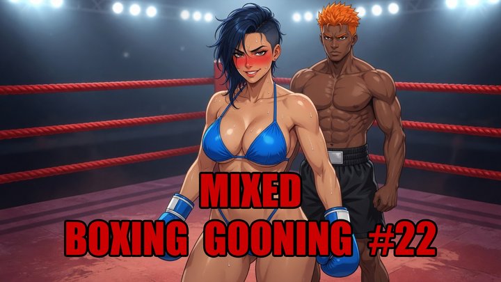 Mixed Boxing Gooning #22: Man-Beating Domme Owns Your Mind