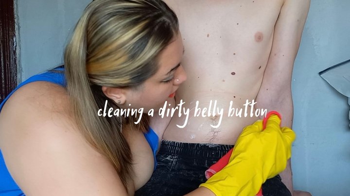 Cleaning a Dirty Belly Button MP4