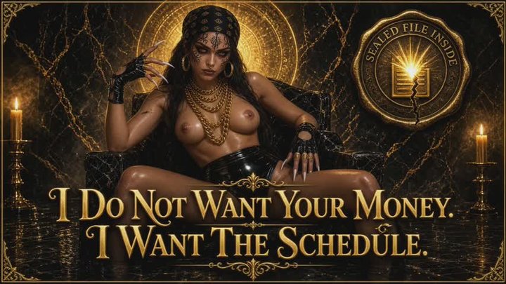I Do Not Want Your Money. I Want The Schedule.