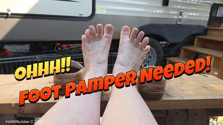 Foot Fetish: “Ohhhh… come pamper my soft bare feet and those playful, wiggly toe
