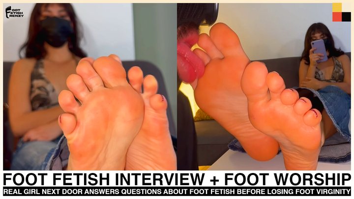 Foot Fetish Casting: 18yo Psychology Student Learns How To Satisy a Real Man Wit