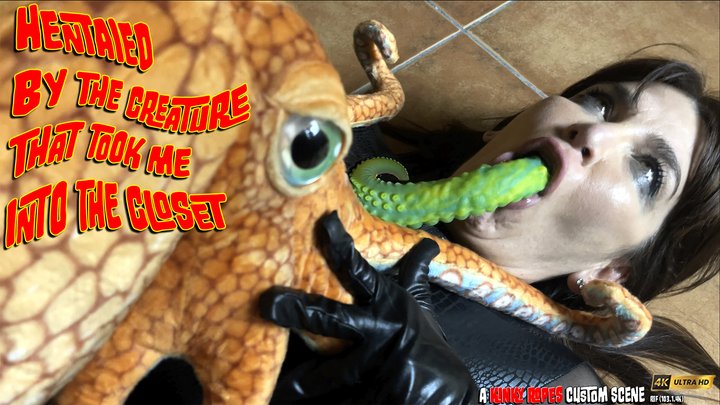 HENTAIED BY THE CREATURE THAT TOOK ME INTO THE CLOSET sexy burglar is mind contr