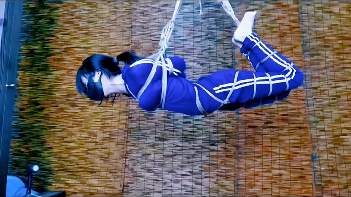 CFT044 ELBOW BONDAGE HOGTIE STRETCHING EXTREME ROPE BONDAGE EUROPEAN STYLE BALLG