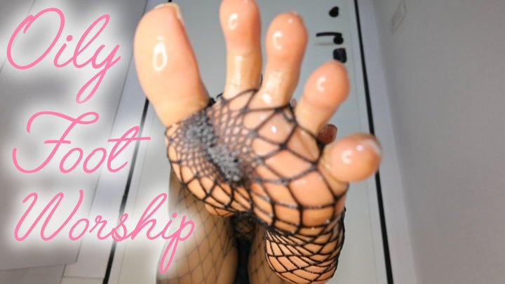 Slippery Fishnets and Oily Sole Worship
