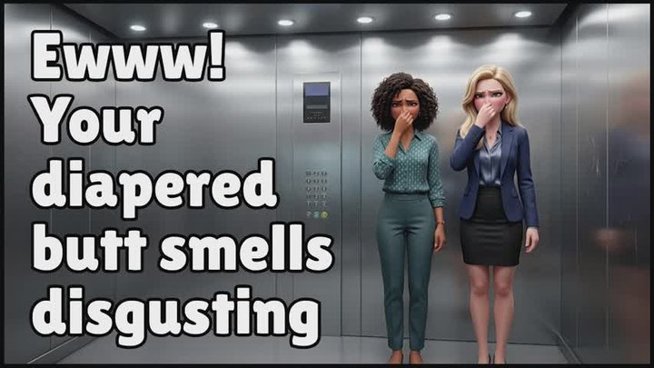 Nice woman + bratty woman freak out over your diaper smells | ABDL roleplay