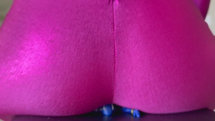 Pink Ranger buttcrushes Blue Ranger Slow mo