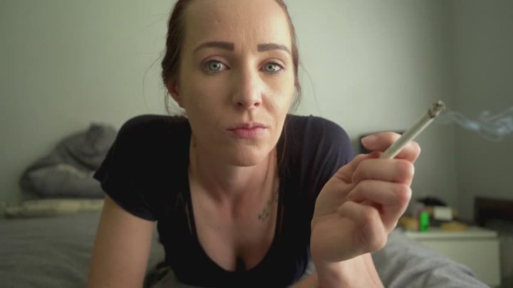 Join Me – Brunette Smoking Tease