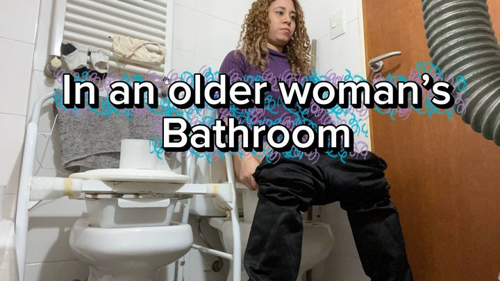 in an older woman's bathroom