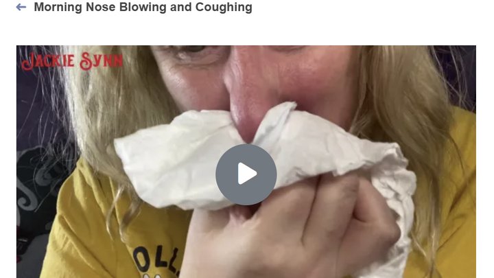 Morning Nose Blowing and Coughing 720p