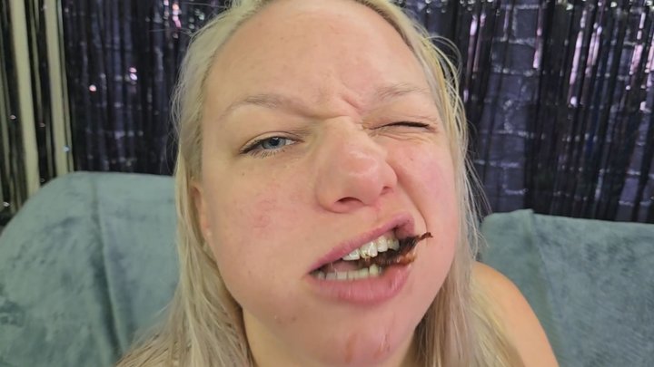 Hucow Stuffing Steak Stuck in Teeth Toothpick Close-up