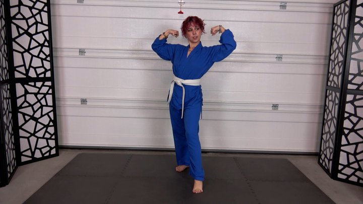 ALLEY KAT'S POV KARATE BEATDOWN (4K)