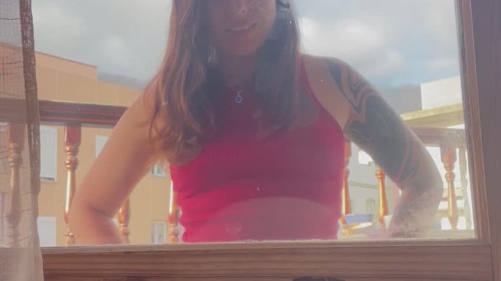Face, Feet, and Squeaky Fun: My Naughty Glass Door Adventure!!