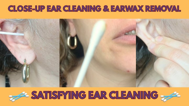 Close-Up Ear Cleaning & Earwax Removal Satisfying Ear Cleaning