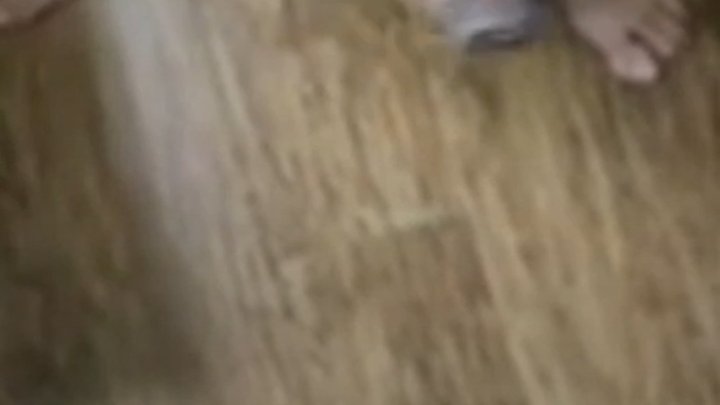 Naked solo nude & feet shower short clip