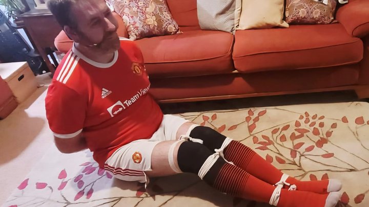 Behind the scenes as Miss M ties up her favourite footballer