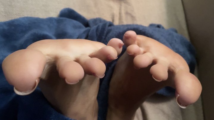 sweaty feet and excitement