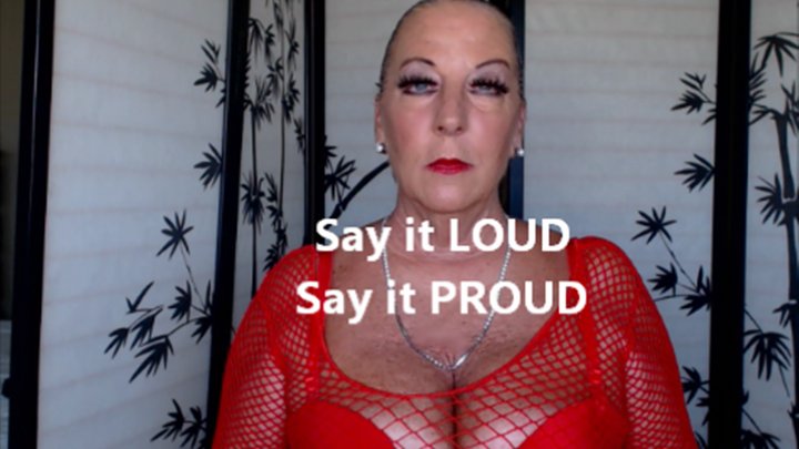 Faggot Say it LOUD Say it PROUD Goddess Natasha (WMV)