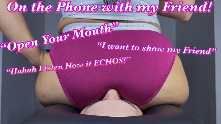 Showing my friend what a Mouth Fart sounds like!