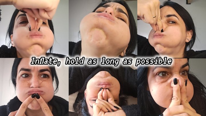 Extreme challenge : Cheeks about to explode + Hold your breath