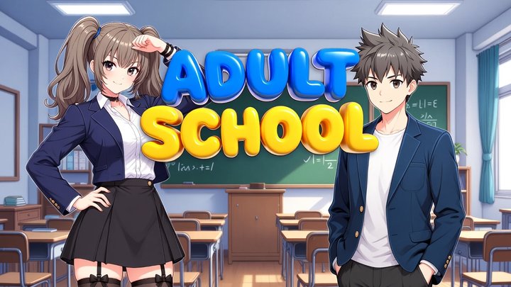 ADULT SCHOOL - Strict Teacher Detention Spanking Oral Training Then Strap-On Fuc