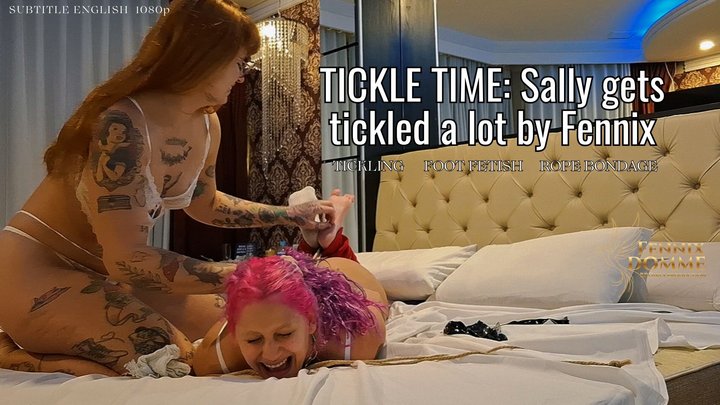 TICKLE TIME: Sally Gets Tickled a Lot by Fennix SUB ENG 1080p TICKLING ROPE BOND