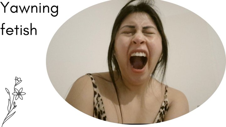 a tired girl just wants to be in your arms, yawning..